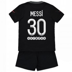 Camisola Paris Saint-Germain Lionel Messi 30 Criança Equipamento Terceiro 2021-2022 Manga Curta